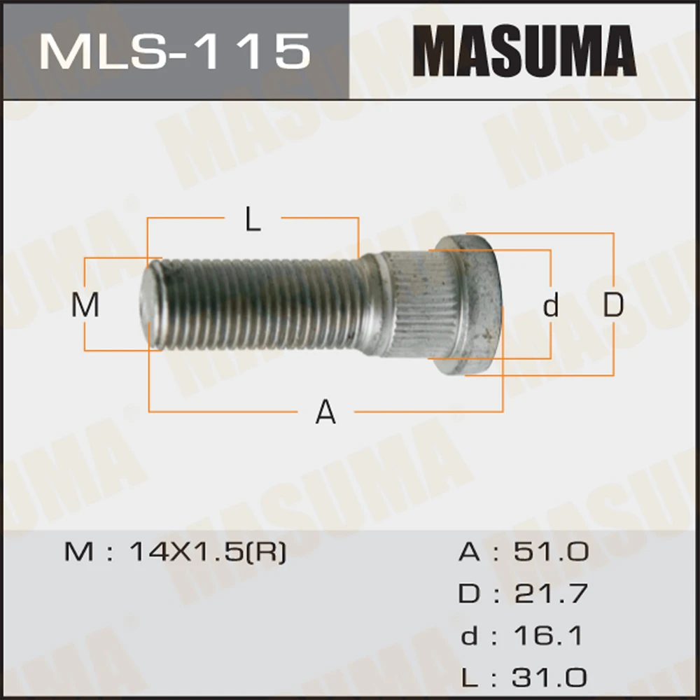 Шпилька Masuma MLS-115