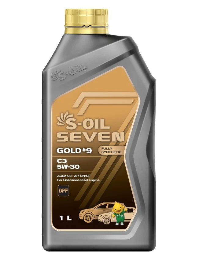 Моторное масло S-OIL Seven GOLD #9 5W-30 синтетическое 1 л