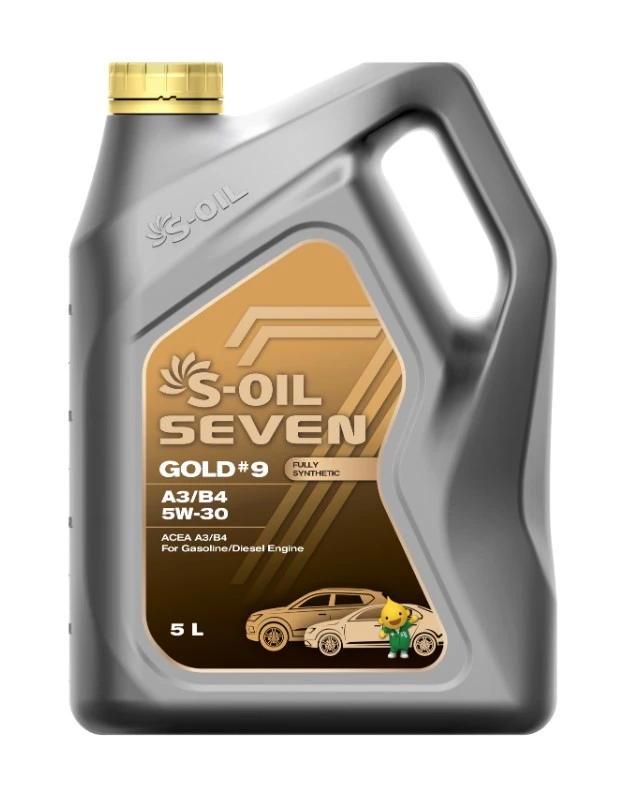 Моторное масло S-OIL Seven GOLD #9 5W-30 синтетическое 5 л