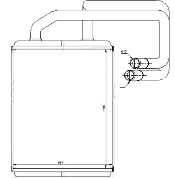 Радиатор печки Stellox 10-35198-SX