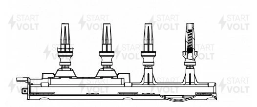 Катушка зажигания STARTVOLT SC 2010