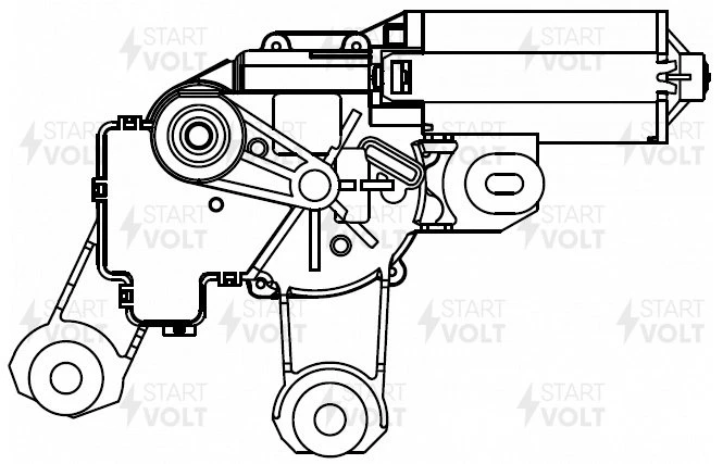 Моторедуктор стеклоочистителя STARTVOLT VWB 1078