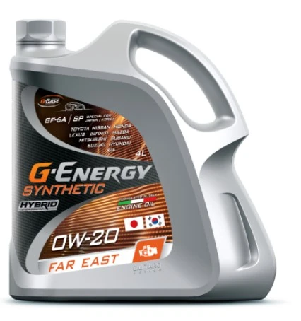 Моторное масло G-Energy Synthetic Far East 0W-20 синтетическое 4 л