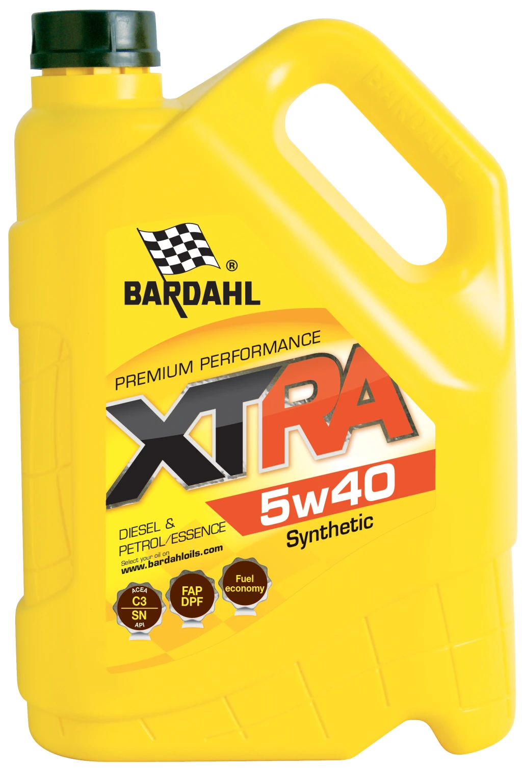 Моторное масло Bardahl XTRA 5W-40 синтетическое 5 л