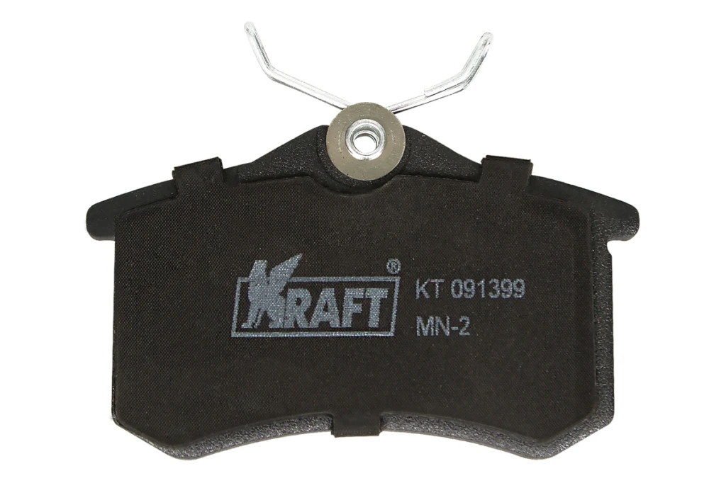 Колодки тормозные дисковые задние (с антишумовой накладкой) KRAFT KT 091399