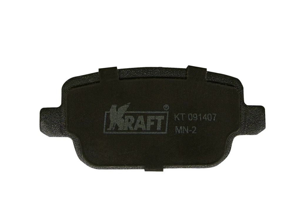 Колодки тормозные дисковые задние (с антишумовой накладкой) KRAFT KT 091407
