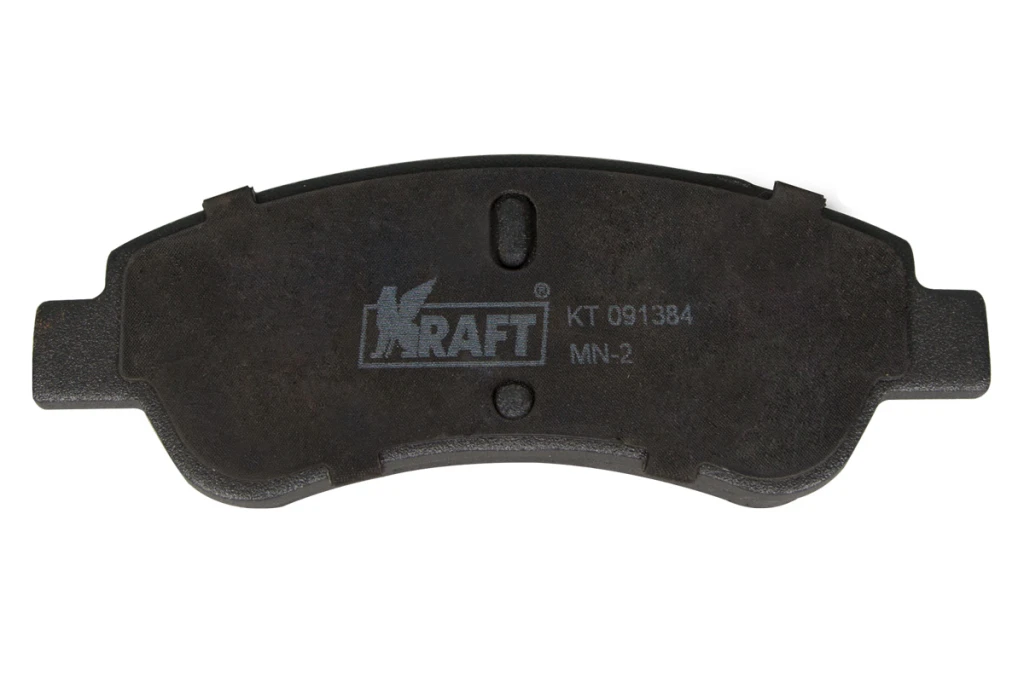 Колодки тормозные дисковые передние (с антишумовой накладкой) KRAFT KT 091384