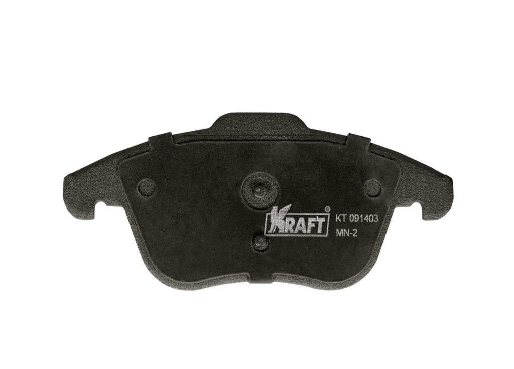 Колодки тормозные дисковые передние (с антишумовой накладкой) KRAFT KT 091403