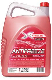 Антифриз X-Freeze Red G12+ красный -40°С 10 кг