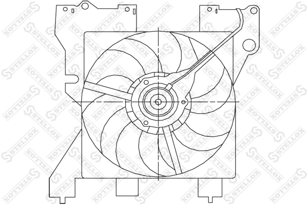 Вентилятор охлаждения Stellox 29-99350-SX