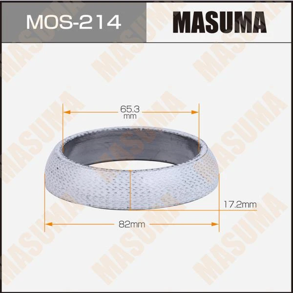 Кольцо глушителя 65.3 x 82 Masuma MOS-214