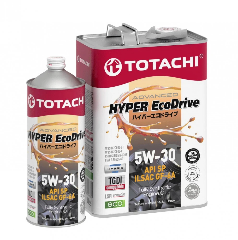 Моторное масло Totachi HYPER Ecodrive Fully Synthetic 5W-30 синтетическое 4 + 1 л