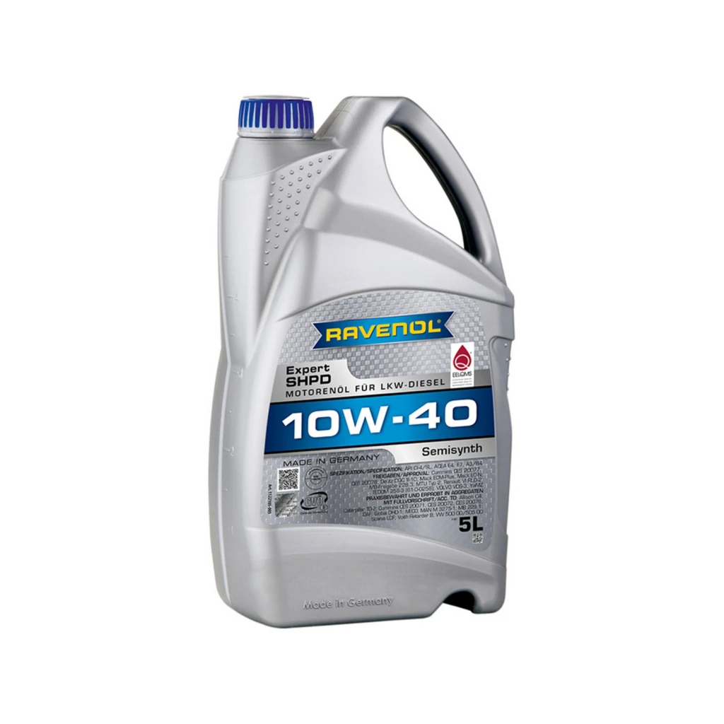 Моторное масло Ravenol Expert SHPD 10W-40 полусинтетическое 5 л