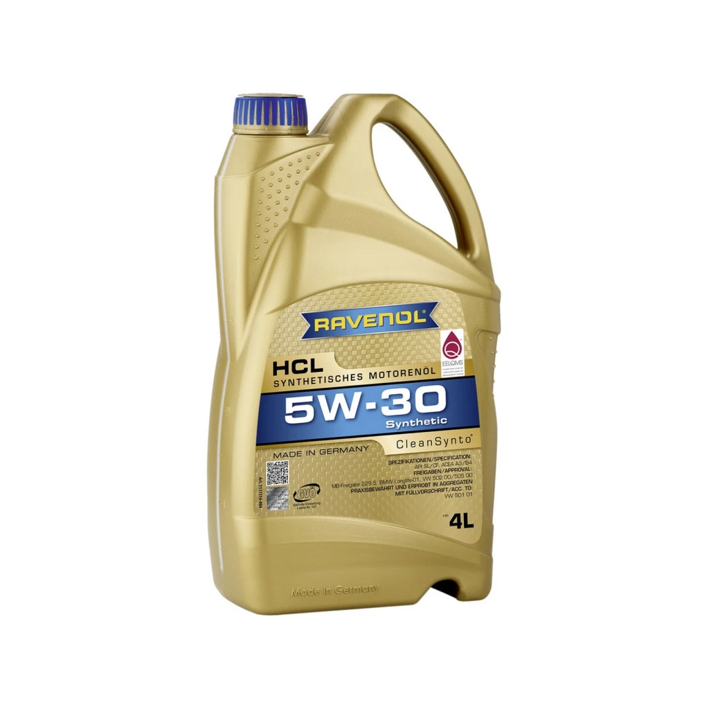 Моторное масло Ravenol HCL 5W-30 синтетическое 4 л