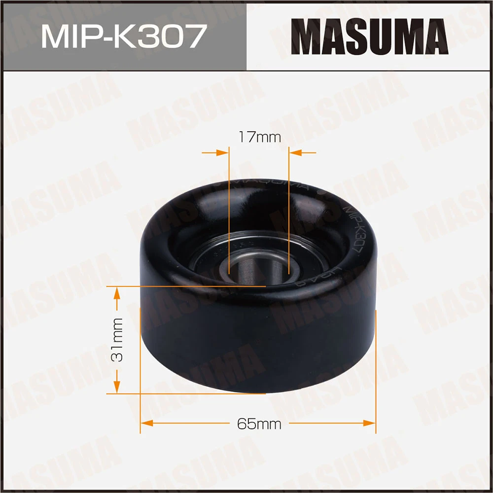 Ролик натяжителя ремня привода навесного оборудования Masuma MIP-K307