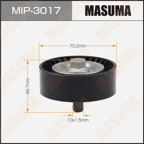 Ролик обводной ремня привода навесного оборудования Masuma MIP-3017