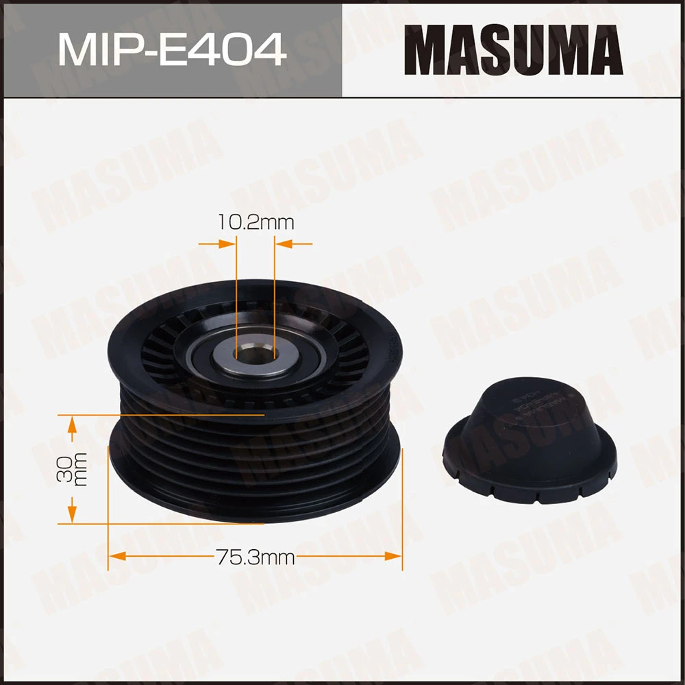 Ролик обводной ремня привода навесного оборудования Masuma MIP-E404