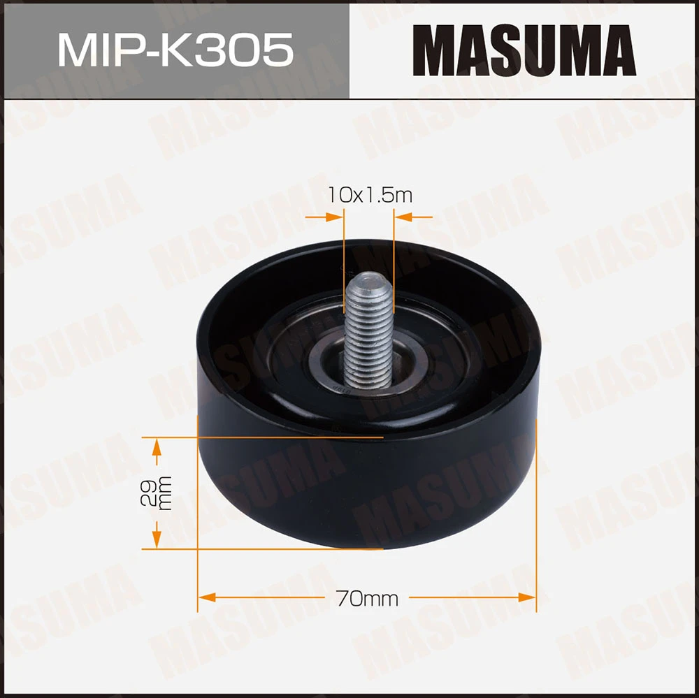 Ролик обводной ремня привода навесного оборудования Masuma MIP-K305