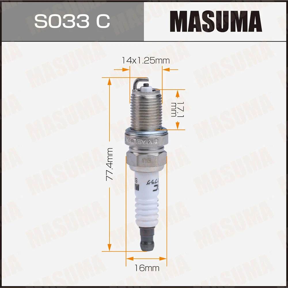 Свеча зажигания Masuma S033C