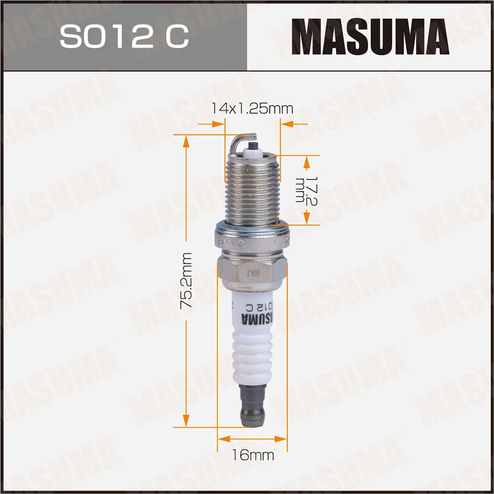 Свеча зажигания Masuma S012C