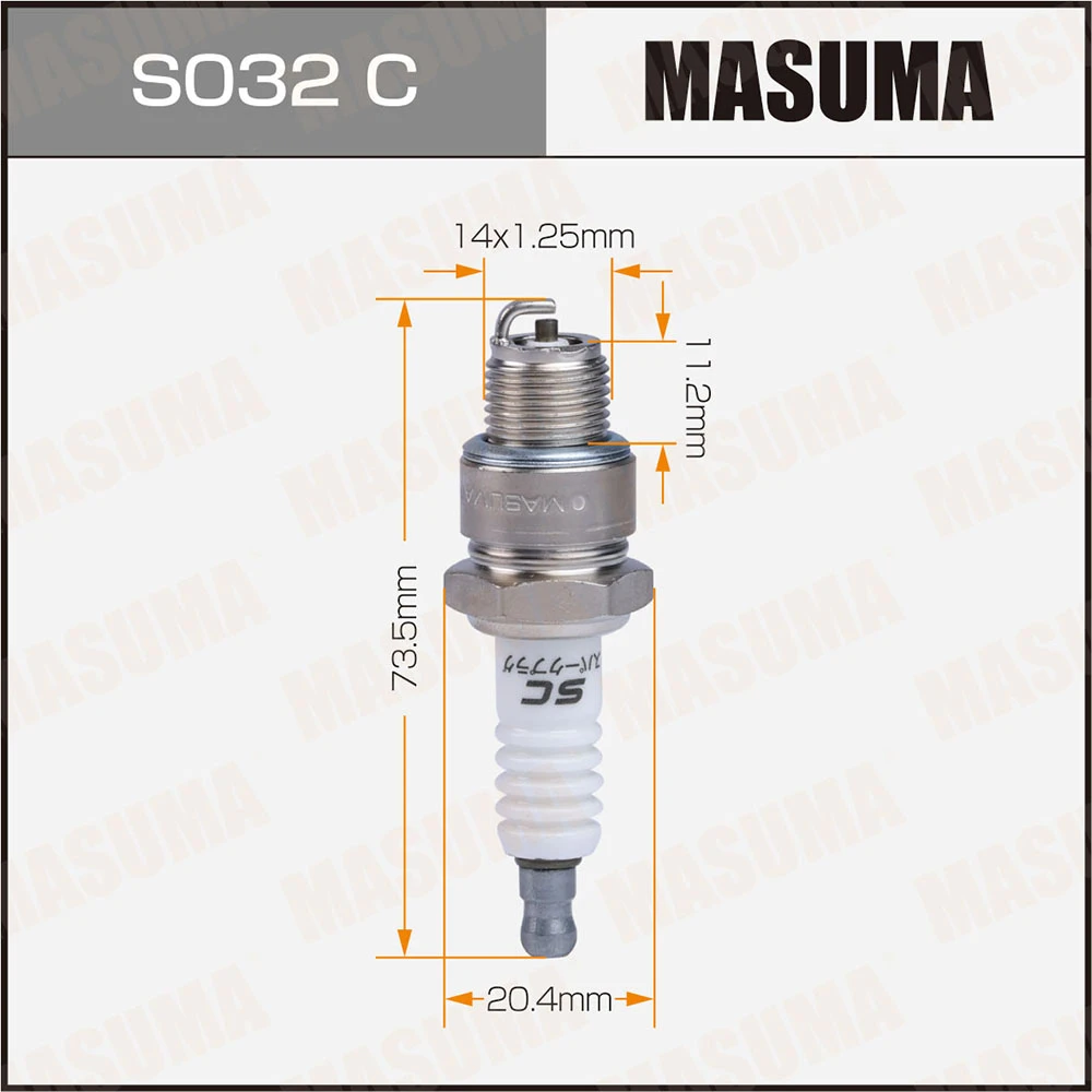 Свеча зажигания Masuma S032C