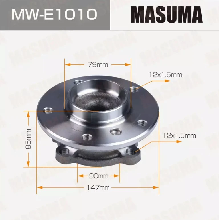 Ступица колеса передняя Masuma MW-E1010