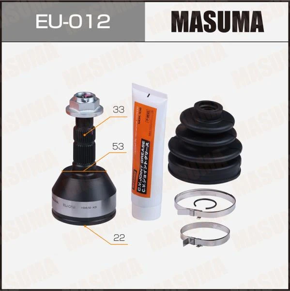ШРУС наружный Masuma EU-012