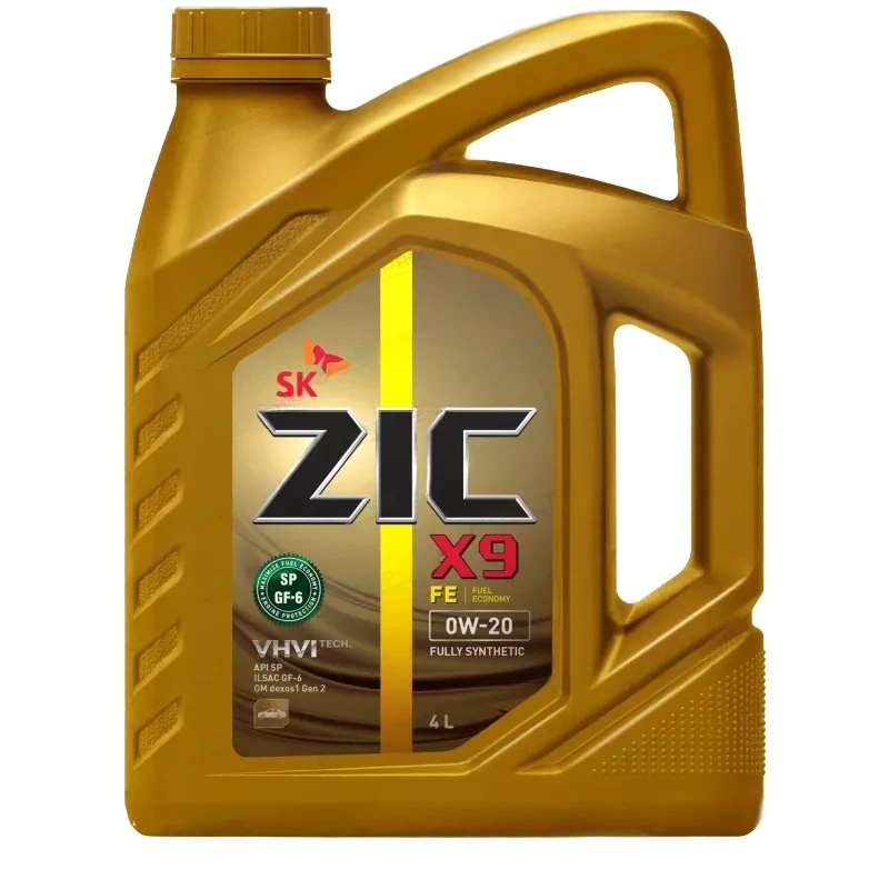 Моторное масло ZIC X9 0W-20 4 л