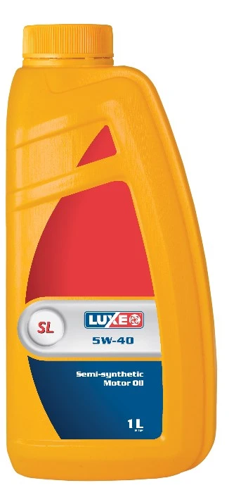 Моторное масло Luxe SL 5W-40 полусинтетическое 1 л