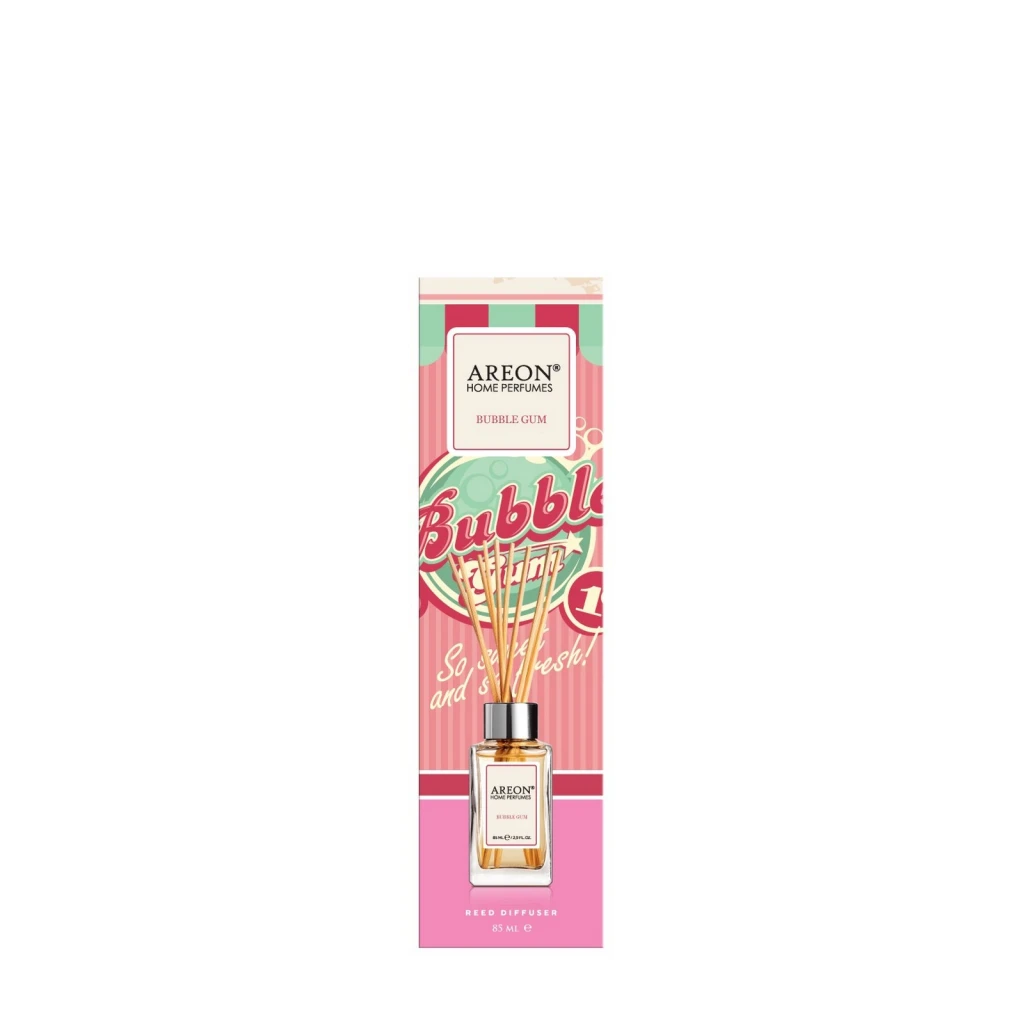 Ароматизатор интерьерный Areon Home Perfume Sticks Bubble Gum/Бабл гам 85 мл