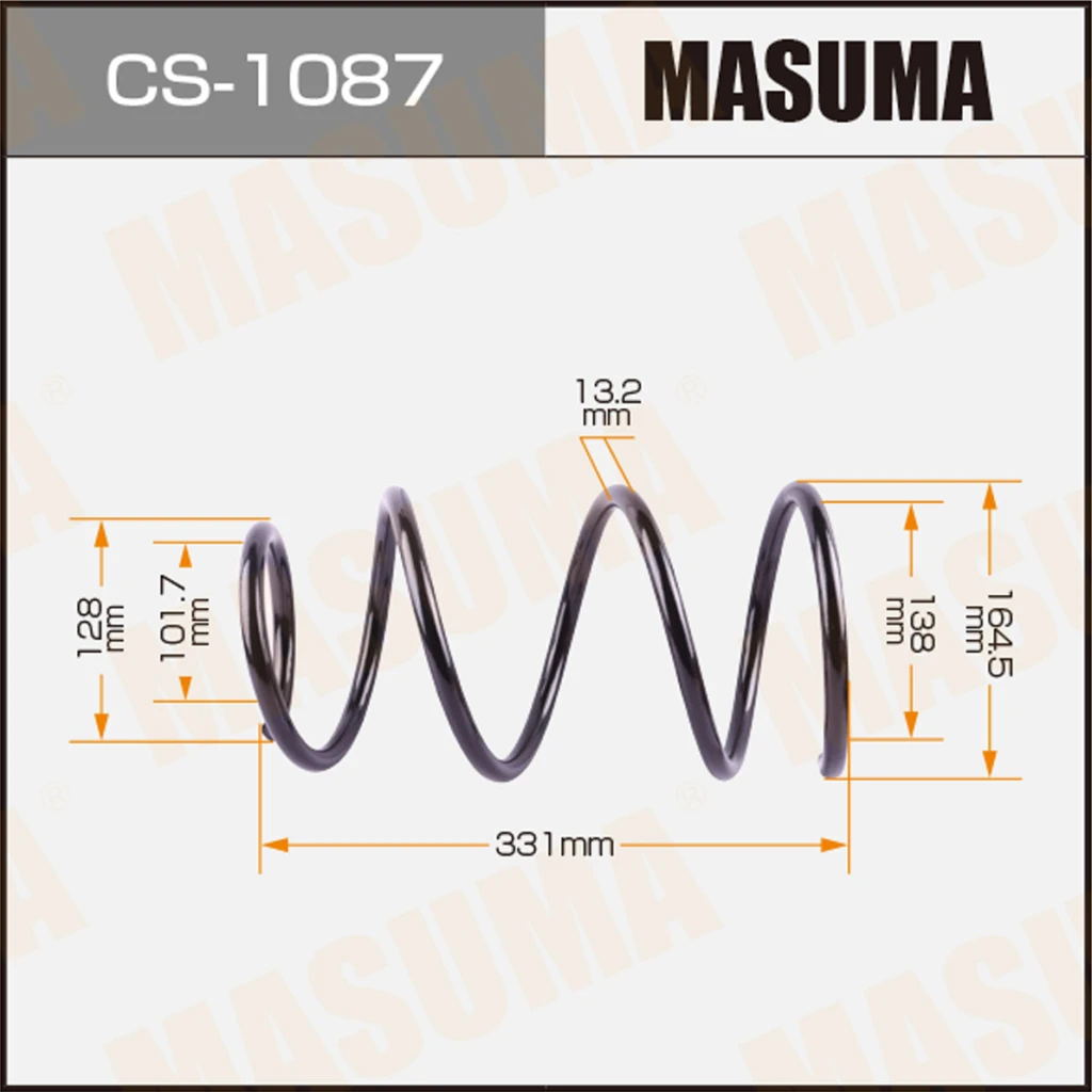 Пружина подвески Masuma CS-1087