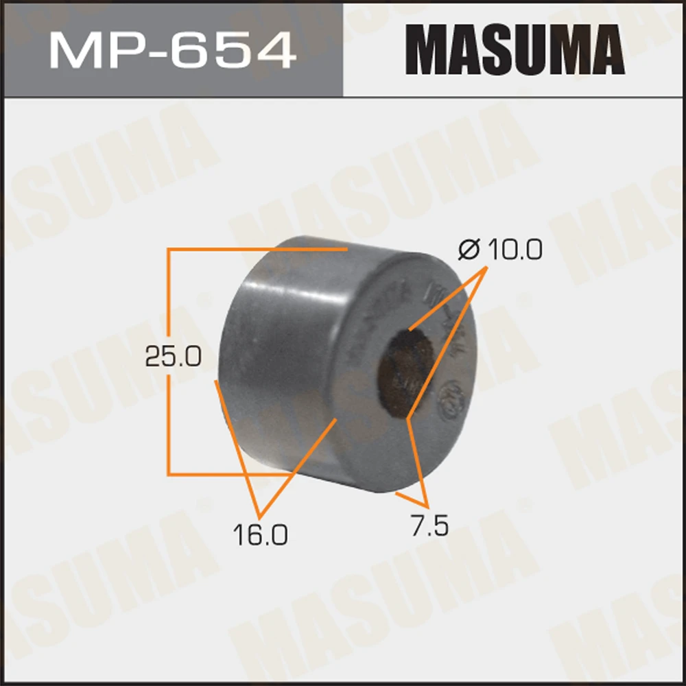 Втулка стабилизатора, амортизатора Masuma MP-654