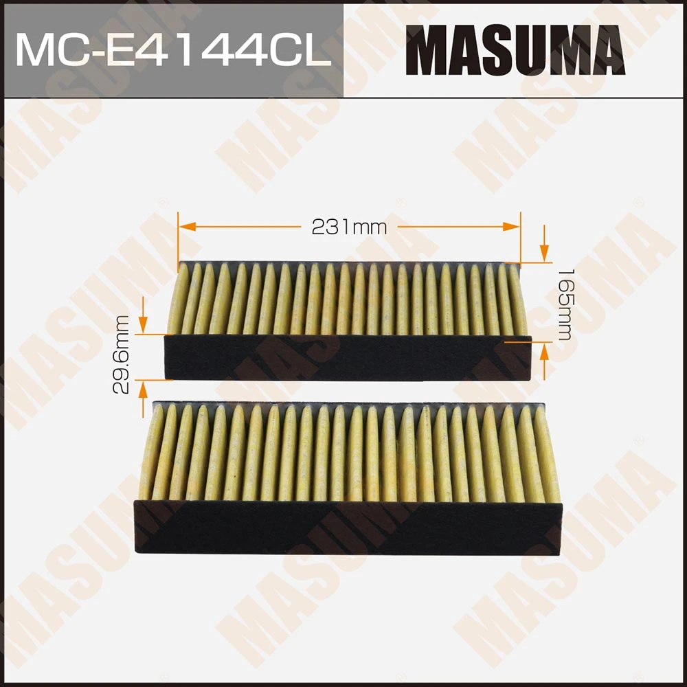 Фильтр салона угольный Masuma MC-E4144CL
