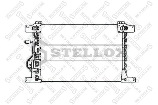 Радиатор кондиционера Stellox 87-39102-SX