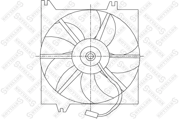 Вентилятор охлаждения Stellox 29-99401-SX