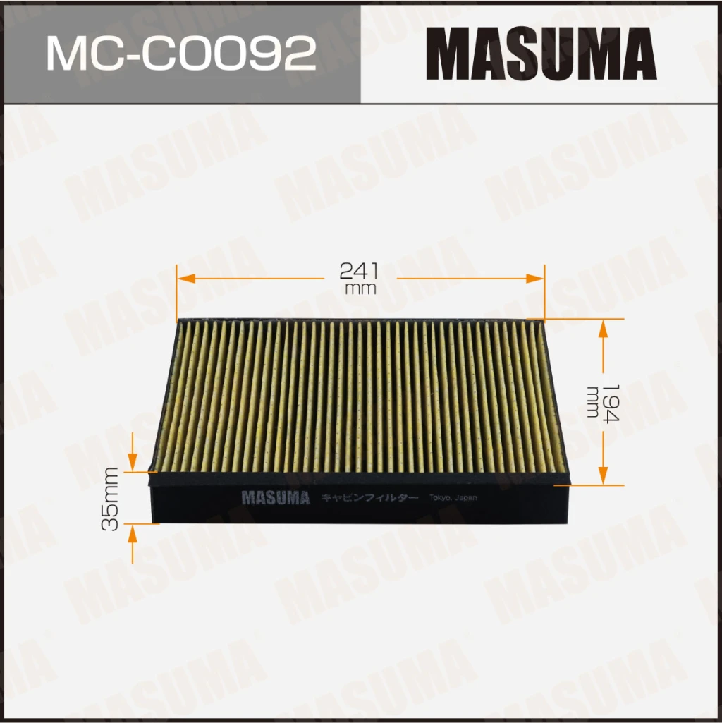 Фильтр салона Masuma MC-C0092