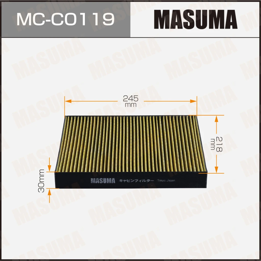 Фильтр салона Masuma MC-C0119