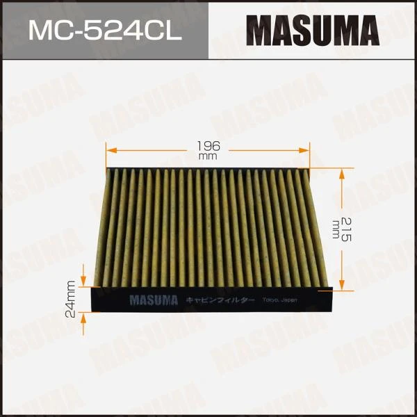 Фильтр салона угольный Masuma MC-524CL