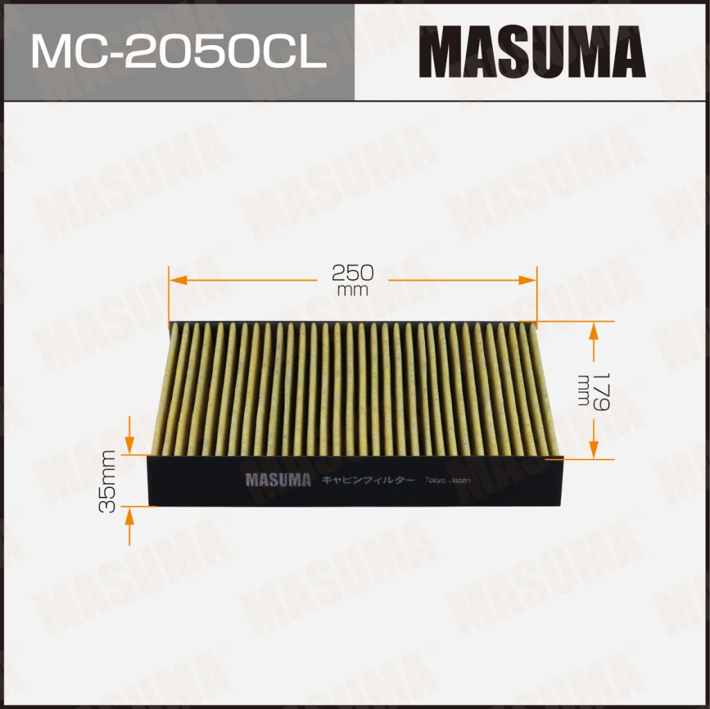 Фильтр салона угольный Masuma MC-2050CL