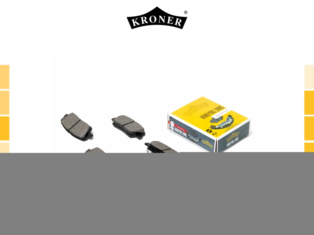 Колодки тормозные дисковые задние KRONER K002013