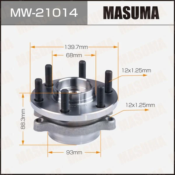 Ступичный узел Masuma MW-21014