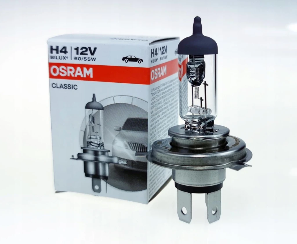 Лампа галогенная Osram Classic H4 12V 60/55W, 1 шт.