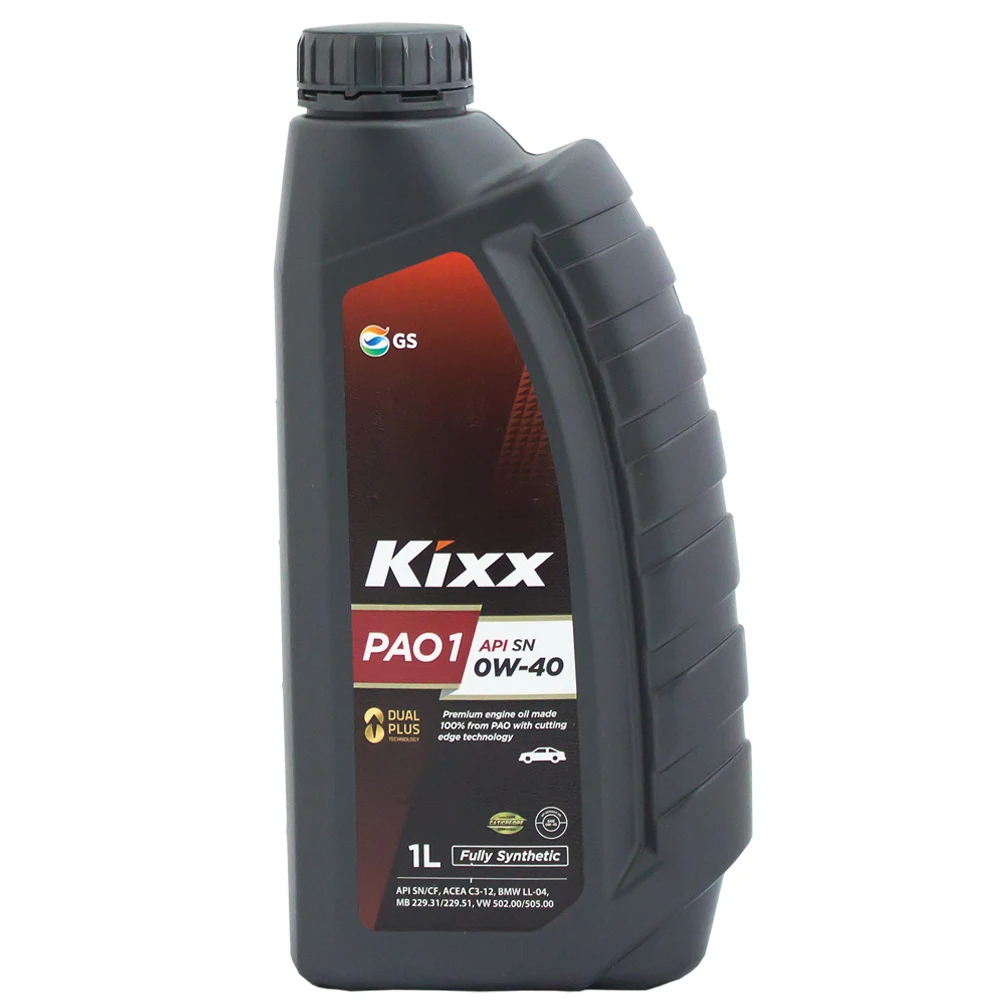 Моторное масло Kixx PAO1 0W-40 1 л