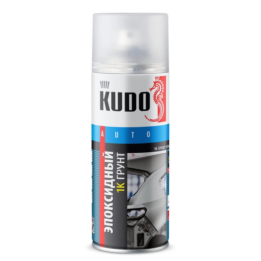 Грунт эпоксидный "KUDO" 1К (520 мл) (серый) (аэрозоль)