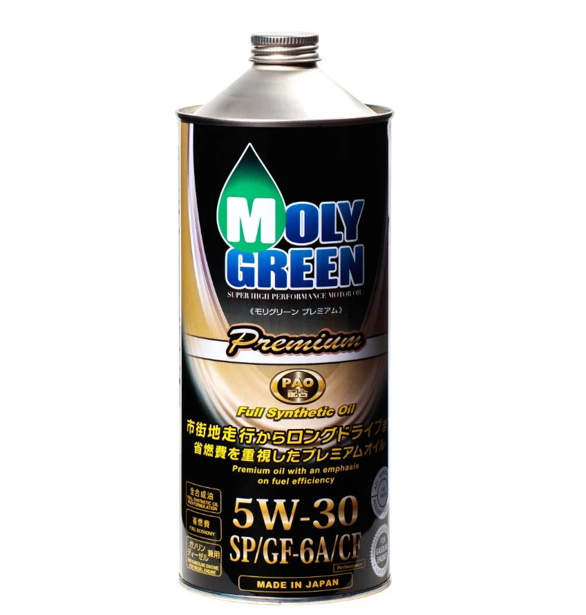 Моторное масло MOLYGREEN Premium 5W-30 1 л