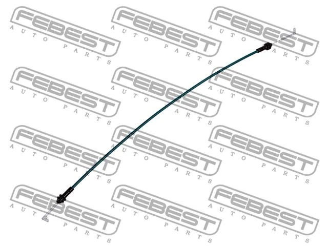 Трос ручки двери FEBEST 1299-DCCER