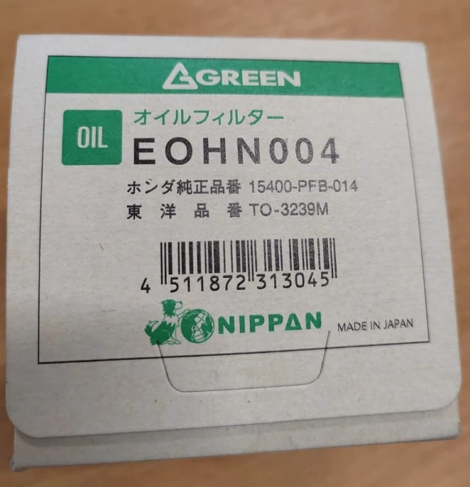 Фильтр масляный NIPPAN GREEN Япония EOHN004
