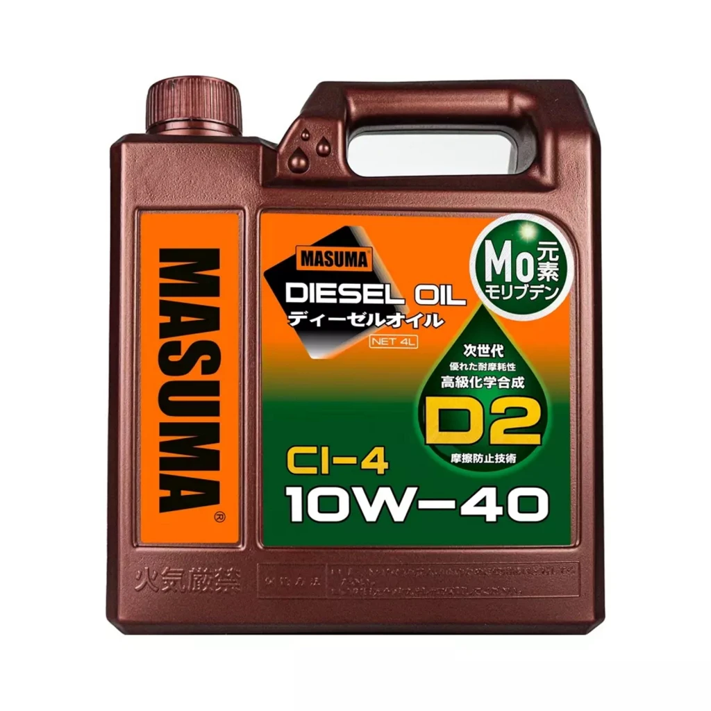 Моторное масло Masuma D2 10W-40 4 л