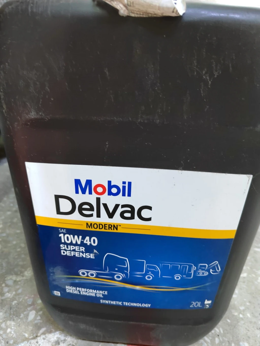 Моторное масло Mobil Delvac Modern 10W-40 20 л