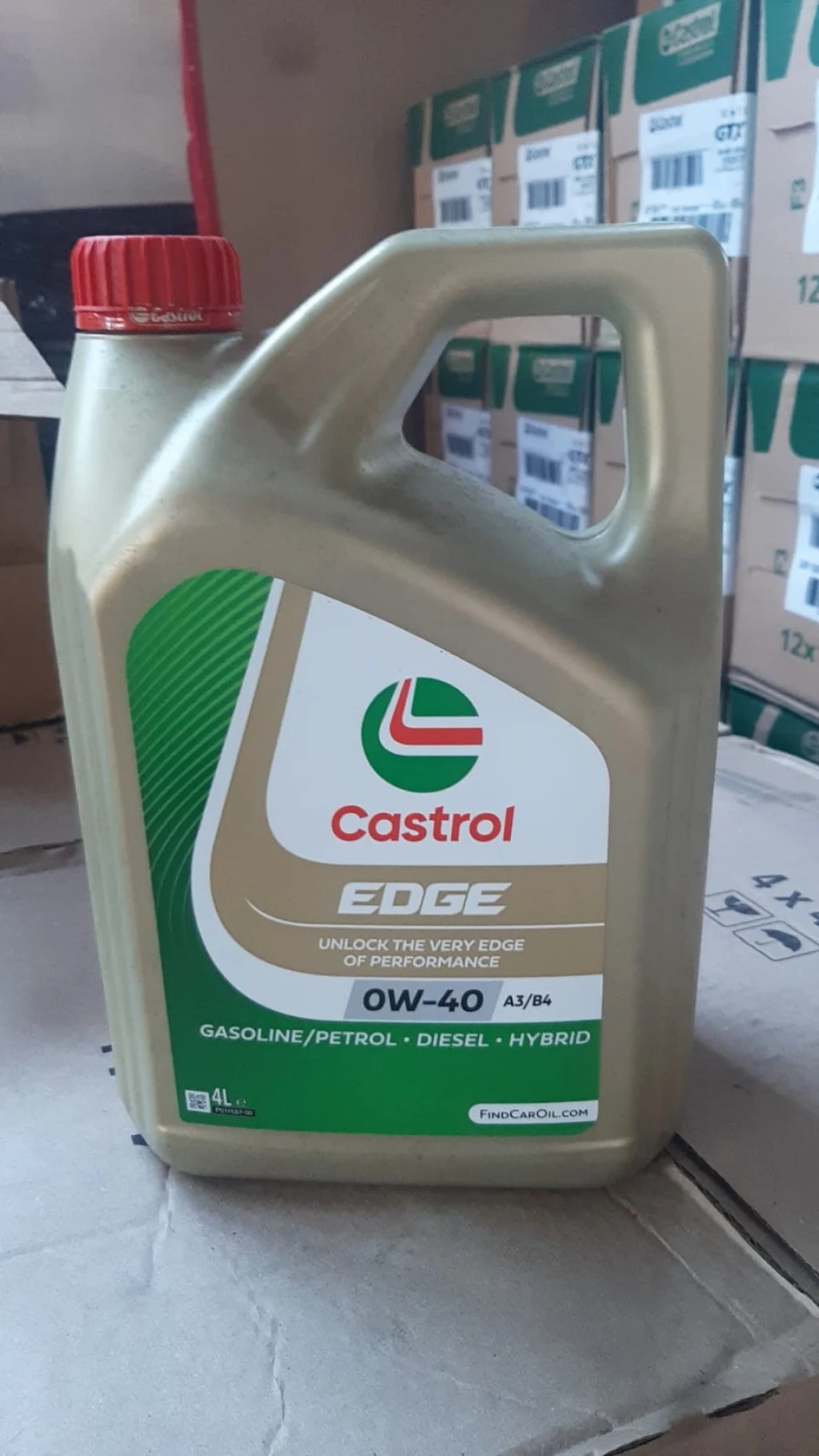 Моторное масло Castrol Edge 0W-40 4 л